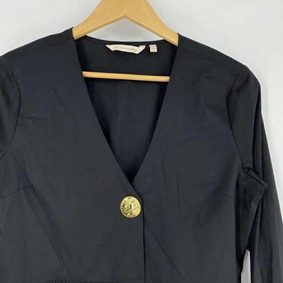 Soft Surroundings Top Lola Gold Buttons - Picture 2 of 5